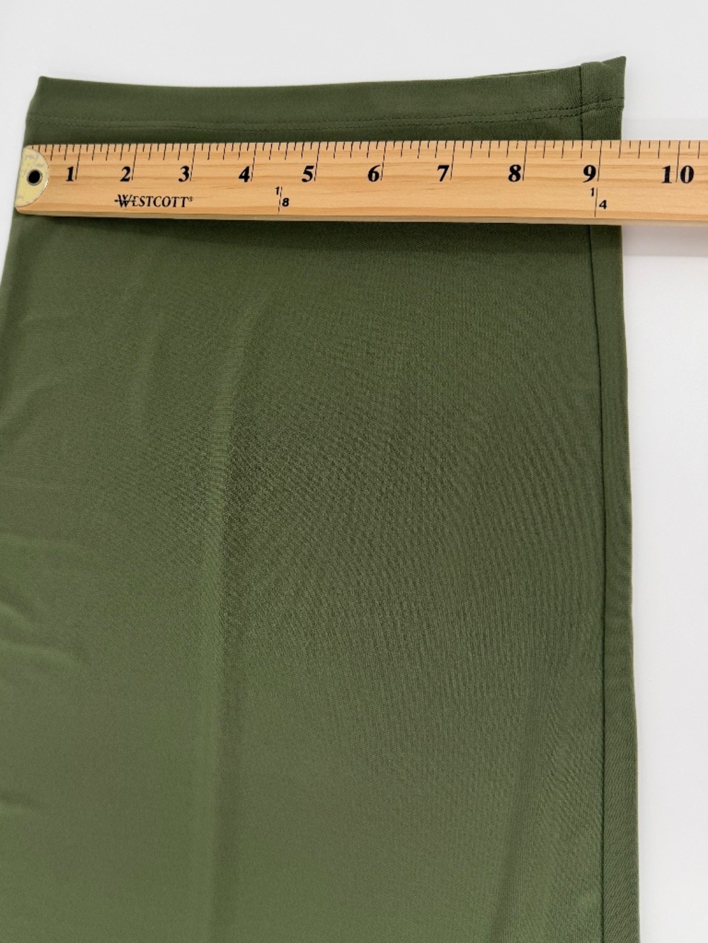 Susan Graver Pants Women XLP Green Liquid Knit Wide Leg Stretch Pull On Pockets - Picture 11 of 12